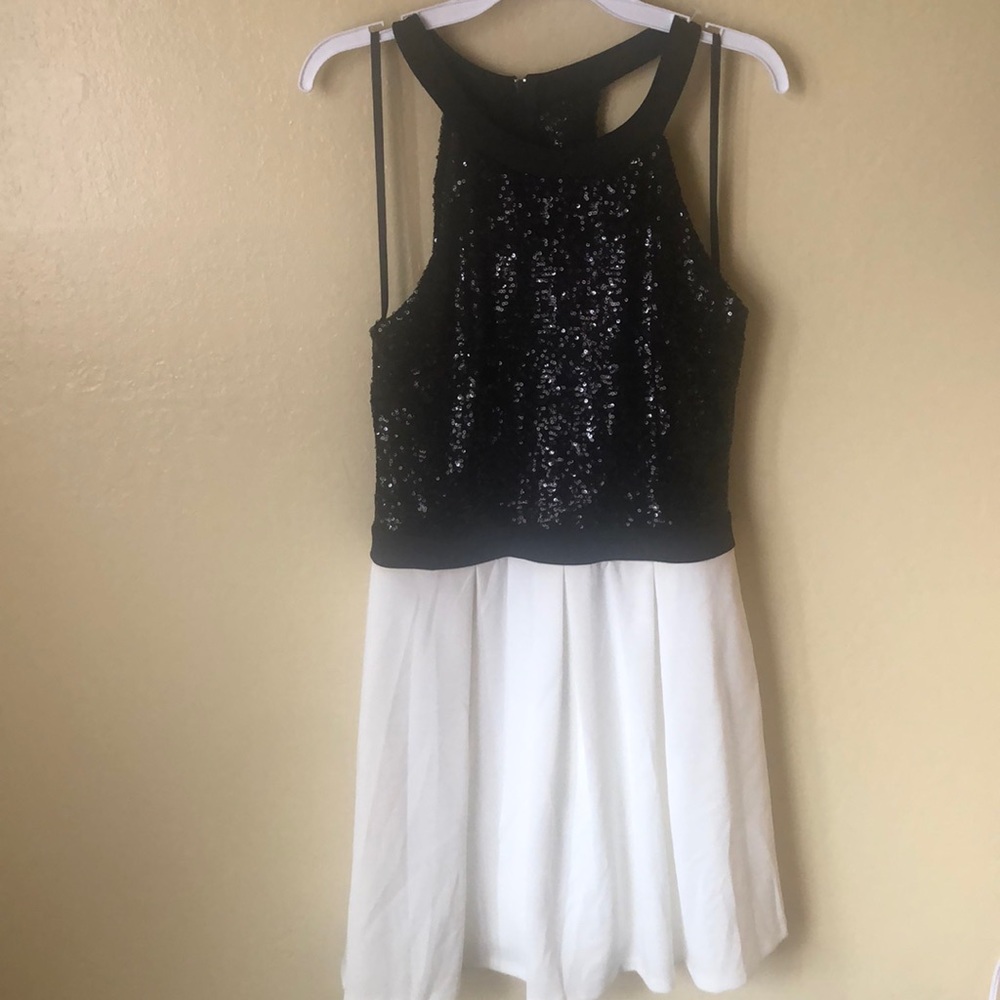 B. Darling Black and white Sequins dress , B Darlin,